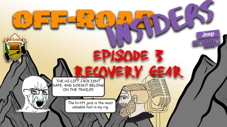 EP3 – Recovery, and recovery gear